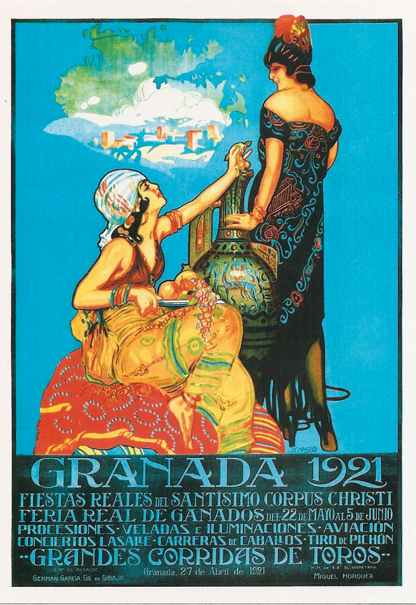 Póster de viaje vintage - Granada