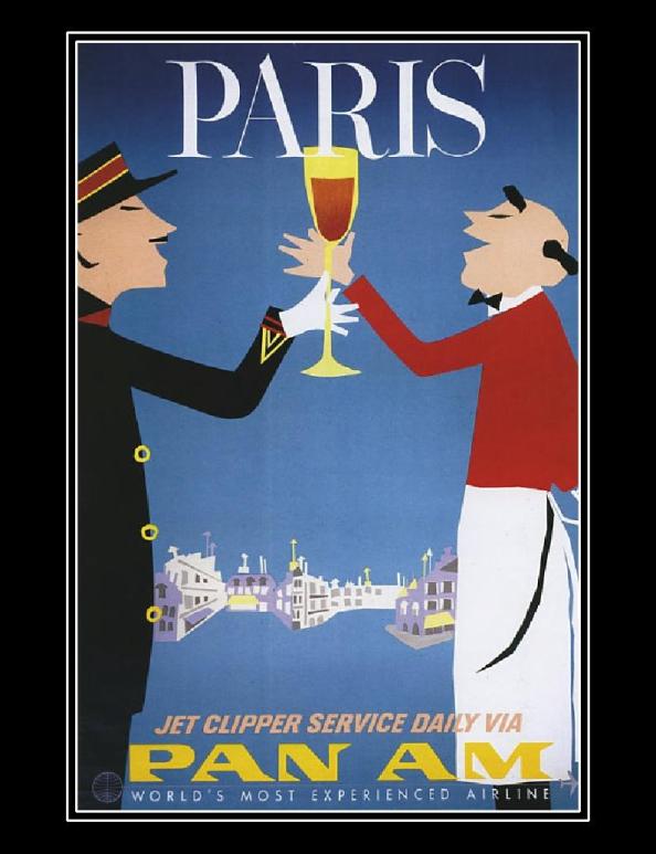 Póster de viaje vintage - Paris